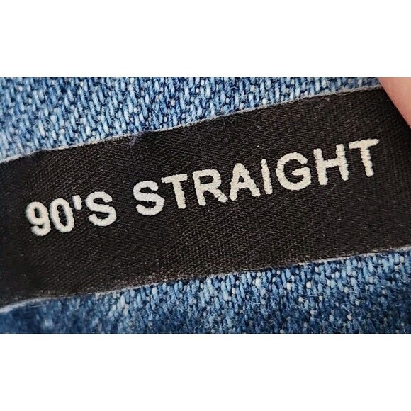 Judy Blue Women’s Jeans Size 0 / 24 Distressed Straight Leg 00s Vintage Wash - Picture 5 of 16